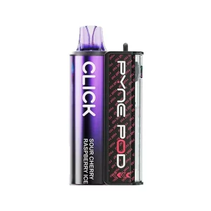 Pyne Pod Click 10K Puffs Disposable Sour Cherry Raspberry Ice | Guardian Vape Shop