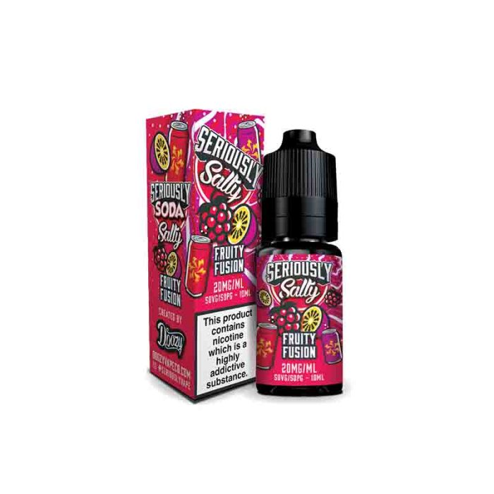 Doozy Seriously Salty Soda Range Nic Salts Fruity-Fusion | Guardian Vape Shop