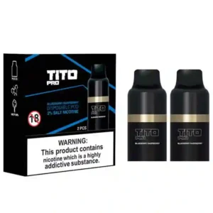 Tito Pro Pods Vape Prefilled Replacement Blueberry Raspberry | Guardian Vape Shop