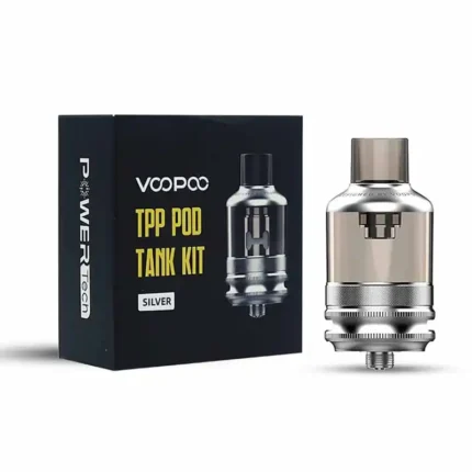 VooPoo Tpp Pod Tank Vape Silver | Guardian Vape Shop