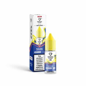 Crystal Clear Nic Salts E-Liquid Blue Razz Lemonade | Guardian Vape Shop