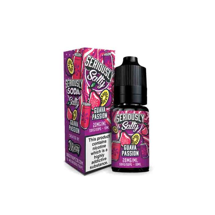 Doozy Seriously Salty Soda Range Nic Salts Guava-Passion | Guardian Vape Shop