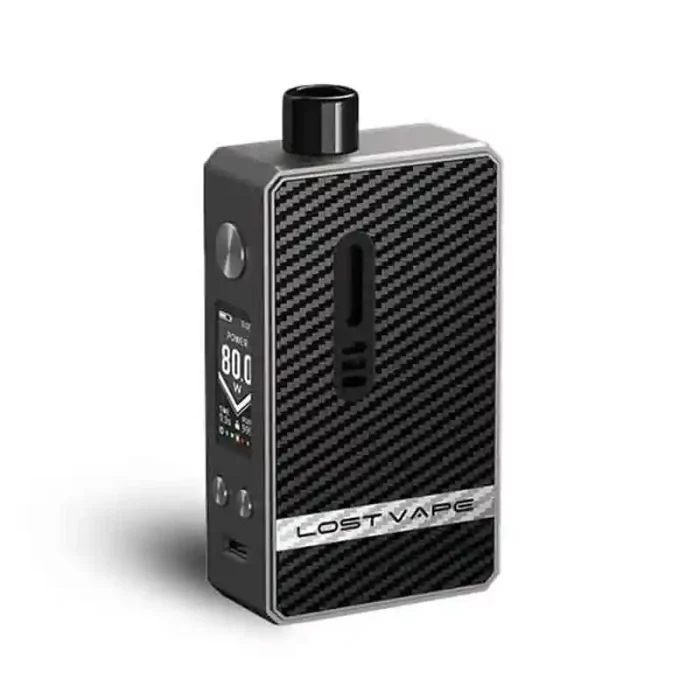 Lost Vape Gemini Hybrid Pod Mod Kit Gunmetal Carbon Fiber | Guardian Vape Shop
