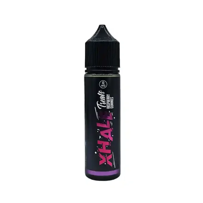 Xhale Treats Range Shortfill E-liquid Raspberry Gummies | Guardian Vape Shop