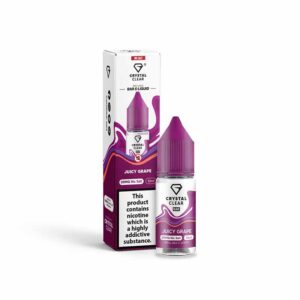 Crystal Clear Nic Salts E-Liquid Juicy Grape | Guardian Vape Shop