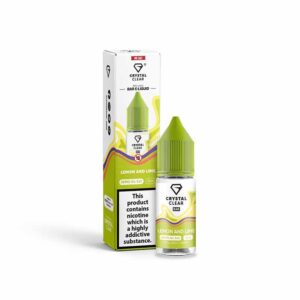 Crystal Clear Nic Salts E-Liquid Lemon Lime | Guardian Vape Shop