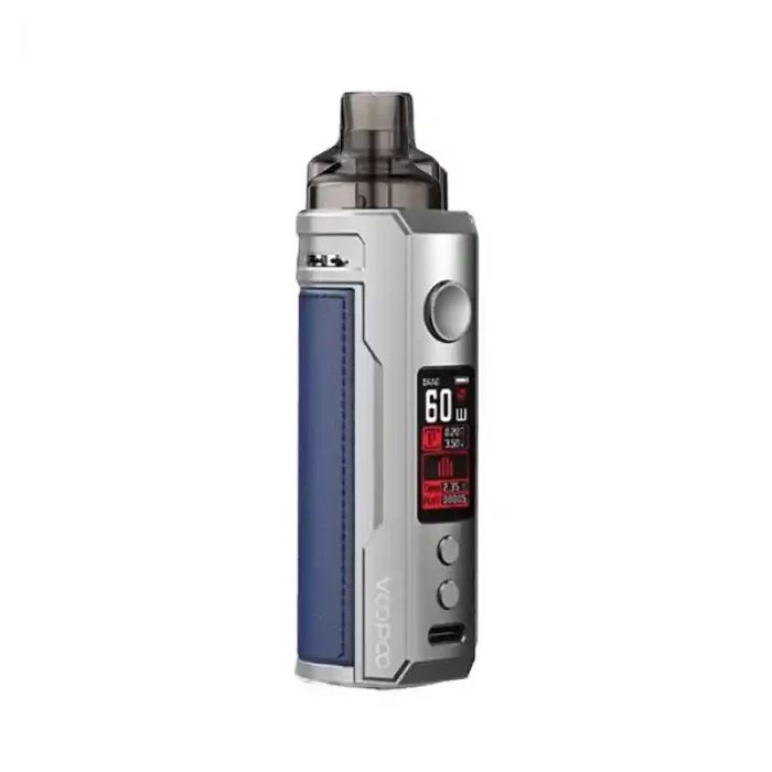 Voopoo Drag S Vape Pod Kits Silver Blue | Guardian Vape Shop