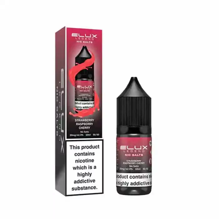 Elux Legend Nic Salts E-Liquid Strawberry Raspberry Cherry | Guardian Vape Shop