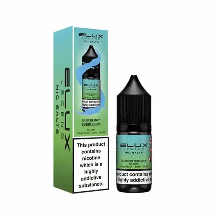 Elux Legend Nic Salts E-Liquid Blueberry BubbleGum | Guardian Vape Shop