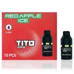 Tito Pro Pods Vape Prefilled Replacement Red Apple Ice | Guardian Vape Shop