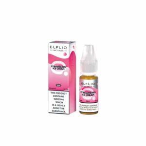 Elf Bar ElfLiq Nic Salts Strawberry-Ice-Cream | Guardian Vape Shop