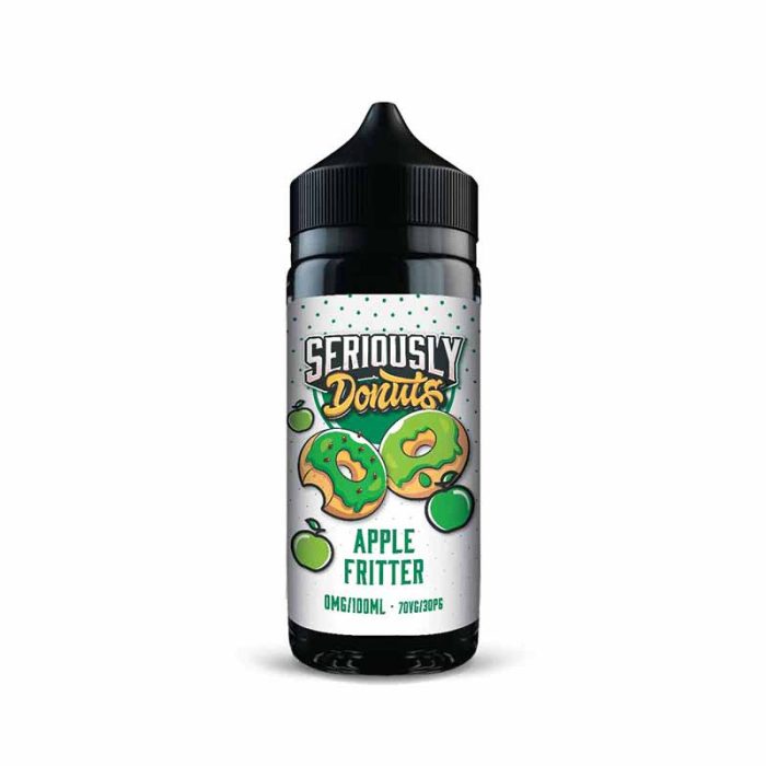 Seriously Donuts Range Shortfill E-liquid Apple-Fritter | Guardian Vape Shop