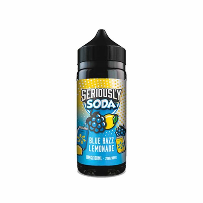 Seriously Soda vape juice Range Shortfill E-liquid | Blue-Razz-Lemonade | www-Guardianvape-co