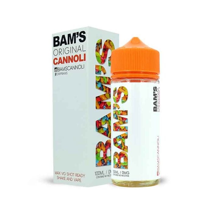 BAM’S Cannoli Range Shortfill E-liquid | Guardian Vape Shop