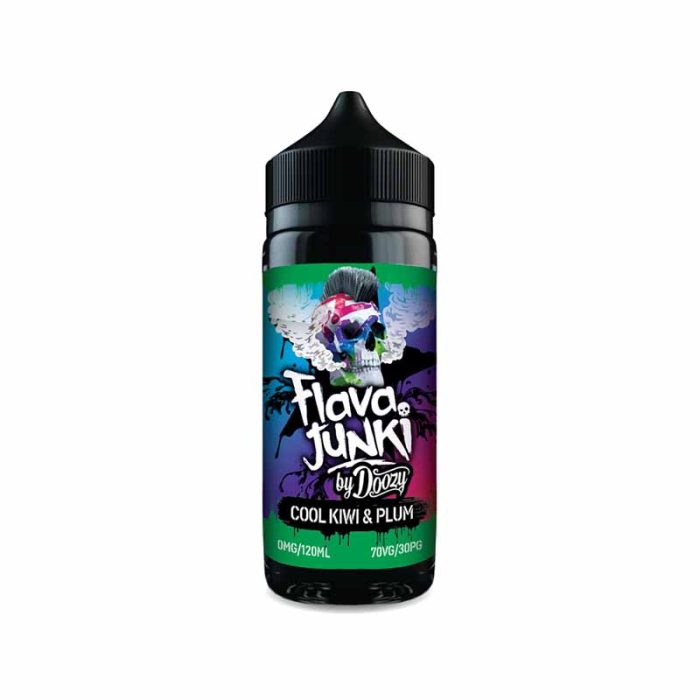 Flava Junki E liquid Cool-Kiwi-Plum | Guardian Vape Shop