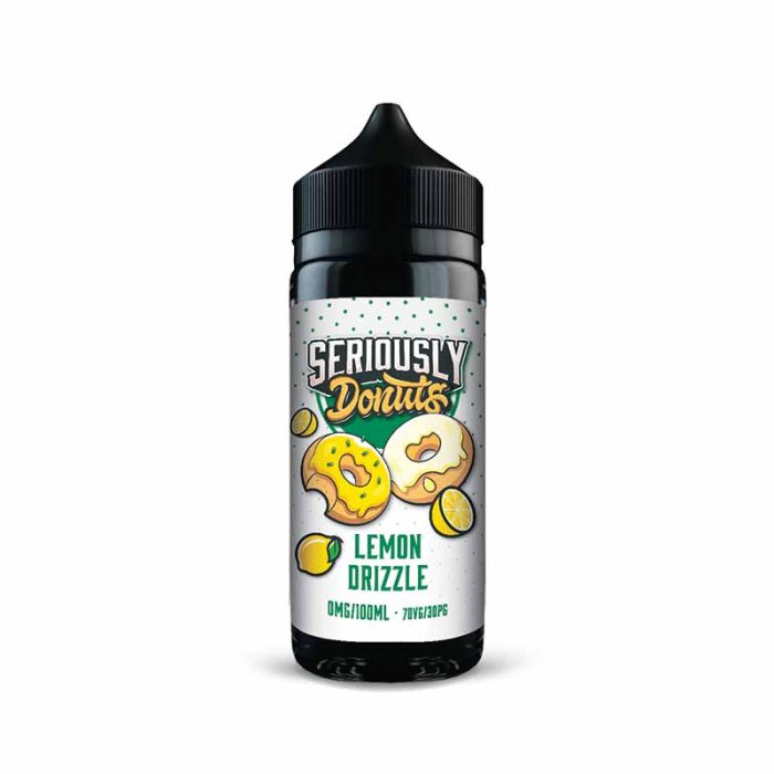 Seriously Donuts Range Shortfill E-liquid Lemon-Drizzle | Guardian Vape Shop