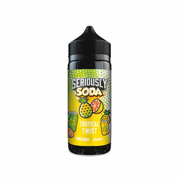 Seriously Soda Vape Juice Range Shortfill | Tropical-Twist | Guardian Vape Shop