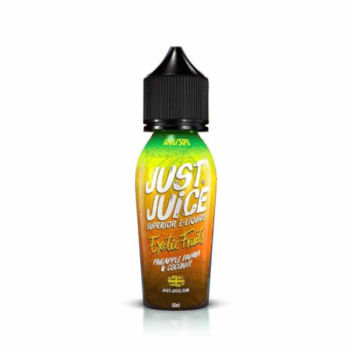 JUST JUICE Exotic Fruits Range Shortfill E-liquid | Guardian Vape Shop