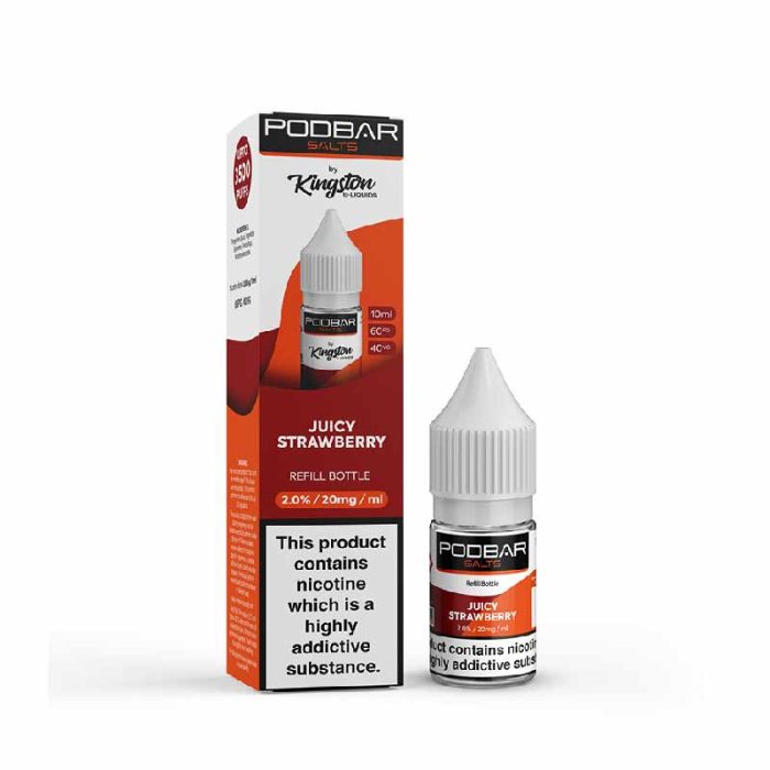 Kingston Podbar Nic Salt E-Liquids | Guardian Vape Shop