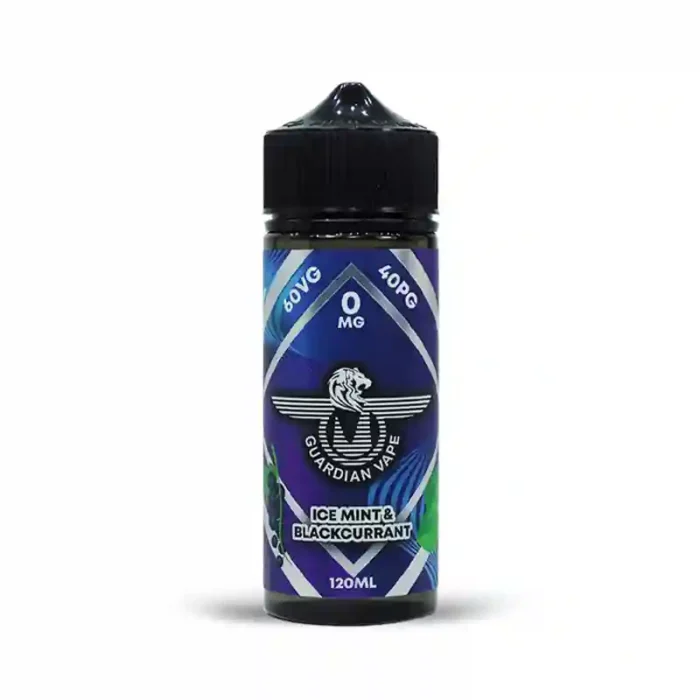 Guardian Vape Shortfill 60% VG E-liquid Ice Mint Blackcurrant | Guardian Vape Shop
