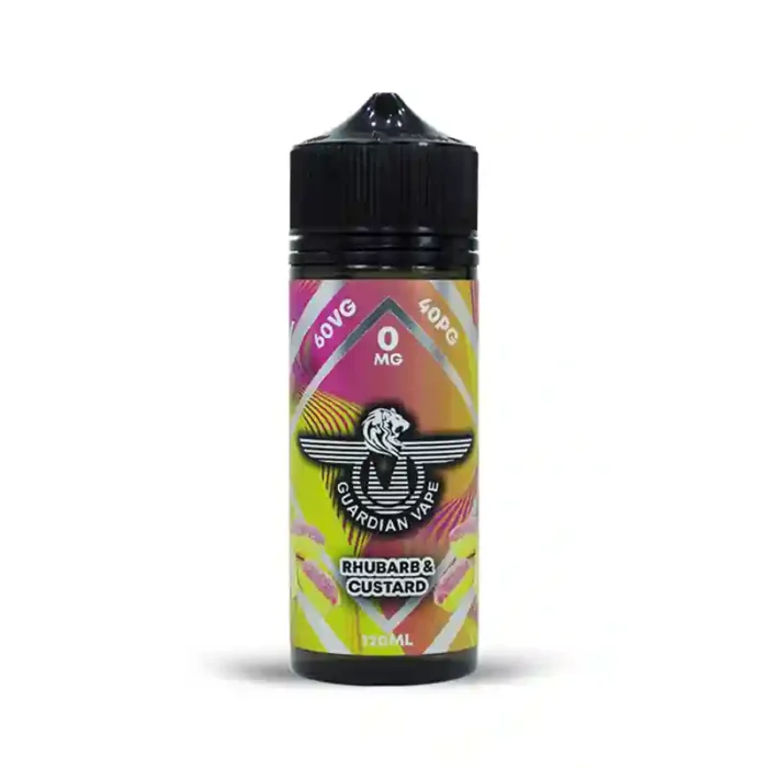 Guardian Vape Shortfill 60% VG E-liquid Rhubarb Custard | Guardian Vape Shop