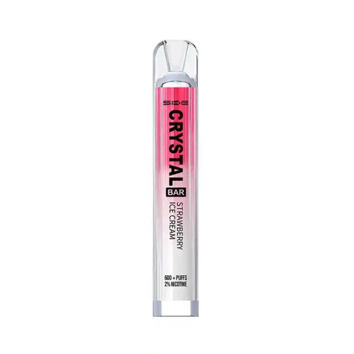 SKE Crystal Disposable Vape 600 Puff Strawberry Ice Cream | Guardian Vape Shop
