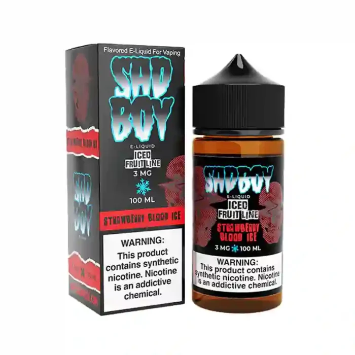 Sadboy Shortfill E-liquids Strawberry Blood Ice | Guardian Vape Shop