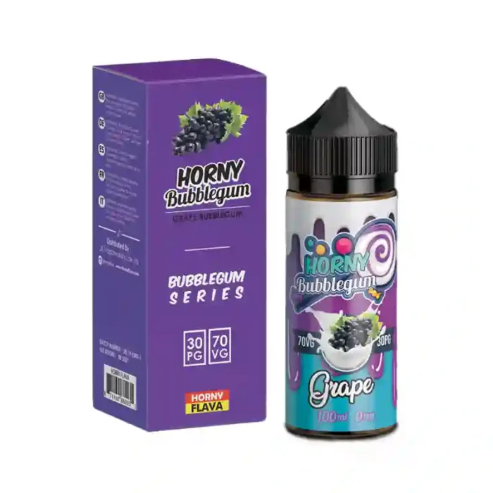 HORNY FLAVA Bubblegum Series Shortfill E-liquids Grape | Guardian Vape Shop