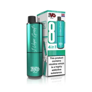 IVG 2400 4 in 1 Flavours Classic Menthol | Guardian Vape Shop