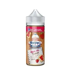 Nanna's Secrets Shortfill E-liquids Jam on Toast | Guardian Vape Shop