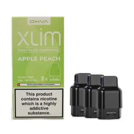 Oxva Xlim Pods Vape Prefilled E-Liquid Cartridges Apple Peach | Guardian Vape Shop