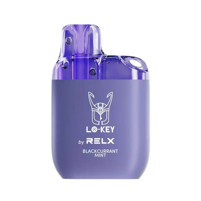 RELX Lo-Key Disposable Vape 600 Puff Blackcurrant Mint | Guardian Vape Shop