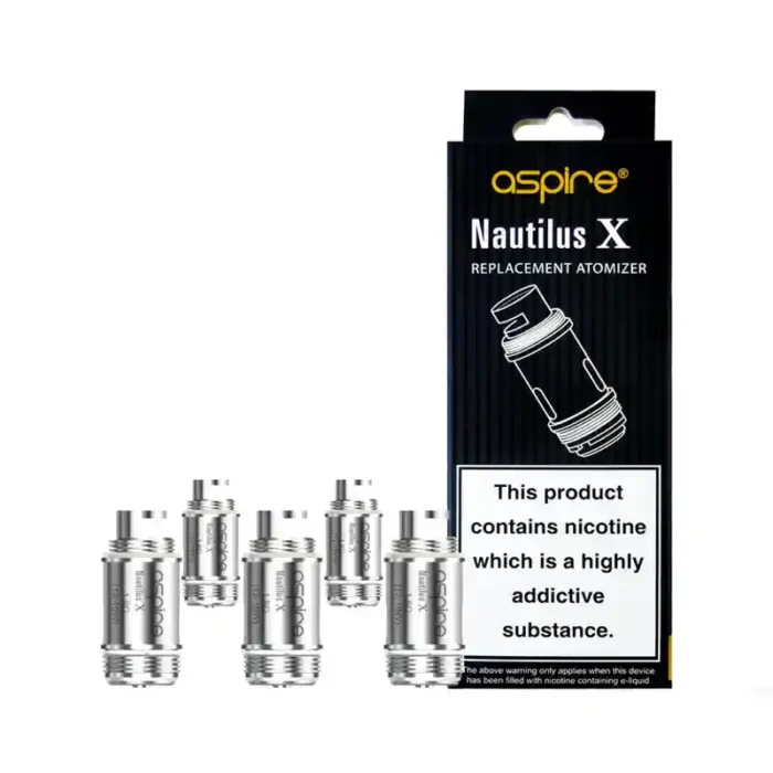 Aspire Nautilus X Replacement Coils 1-8ohm | Guardian Vape Shop