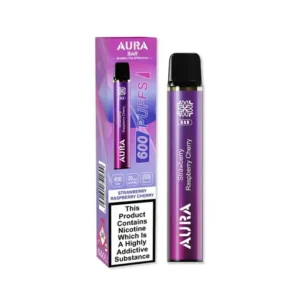 Crystal Prime Aura Bar Disposable Vape Strawberry Raspberry Cherry | Guardian Vape Shop