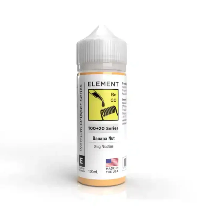 Element Shortfill E-liquids Banana Nut | Guardian Vape Shop