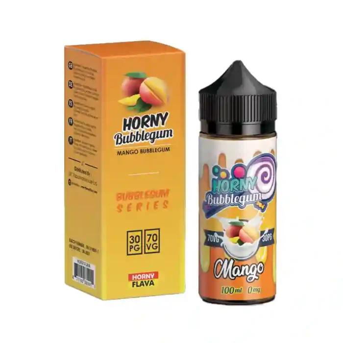 HORNY FLAVA Bubblegum Series Shortfill E-liquids Mango | Guardian Vape Shop