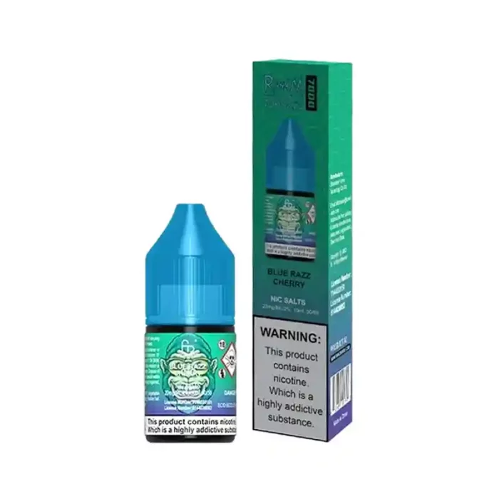 R and M Tornado 7000 Nic Salt E-Liquids Blue Razz Cherry | Guardian Vape Shop