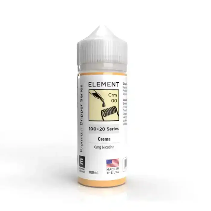 Element Shortfill E-liquids Crema | Guardian Vape Shop