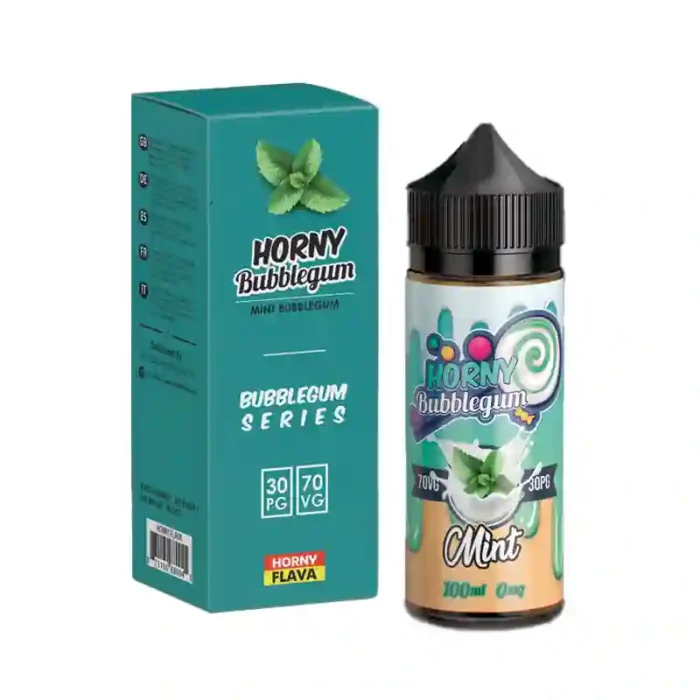 HORNY FLAVA Bubblegum Series Shortfill E-liquids Mint | Guardian Vape Shop