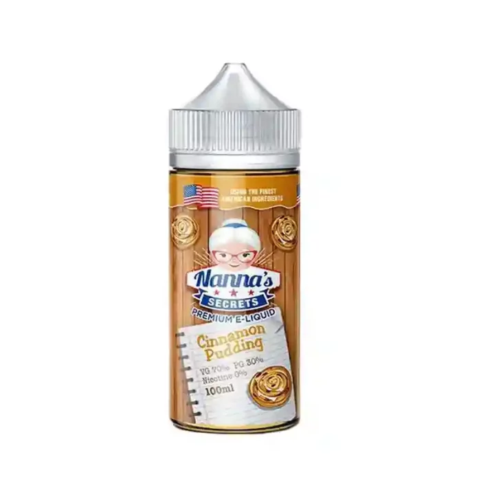 Nanna's Secrets Shortfill E-liquids Cinnamon Pudding | Guardian Vape Shop