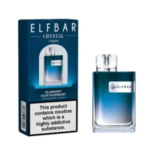 Elf Bar Crystal CR600 Disposable Vape Kit Blueberry Sour Raspberry | Guardian Vape Shop