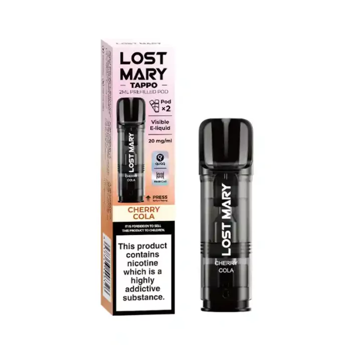 Lost Mary Tappo Prefilled Vape Pods Cherry Cola | Guardian Vape Shop