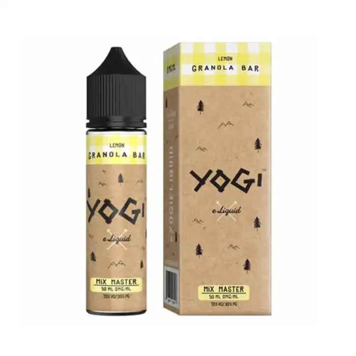 YOGI Granola Bar Range Shortfill E-liquids Lemon | Guardian Vape Shop
