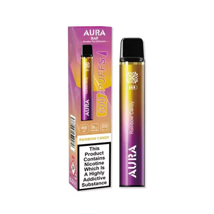 Crystal Prime Aura Bar Disposable Vape Rainbow Candy | Guardian Vape Shop