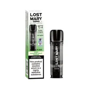 Lost Mary Tappo Prefilled Vape Pods Kiwi Passion Fruit Guava | Guardian Vape Shop
