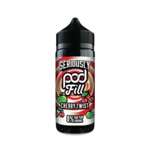 Seriously Pod Fill Range Shortfill E-liquid Cherry Twist | Guardian Vape Shop