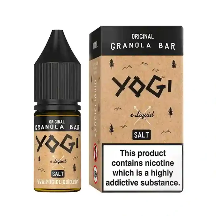 YOGI Granola Bar Range Nic Salt E-Liquids Original | Guardian Vape Shop