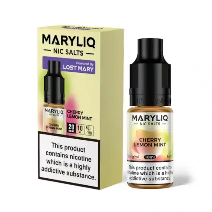 Lost Mary MaryLiq Nic Salt E-Liquids Cherry Lemon Mint | Guardian Vape Shop