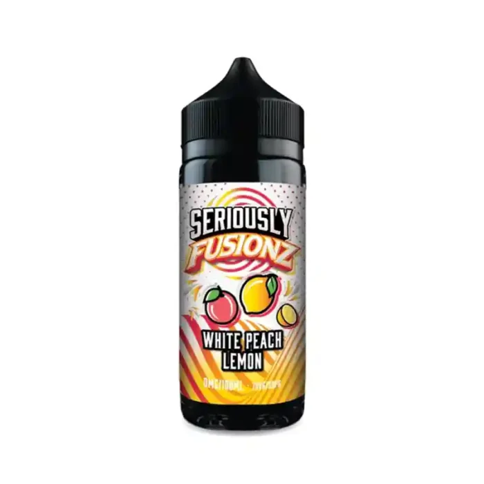 Seriously Fusionz Range Shortfill E-liquid White Peach Lemon | Guardian Vape Shop