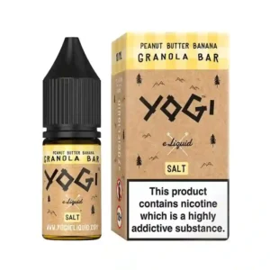 YOGI Granola Bar Range Nic Salt E-Liquids Peanut Butter Banana Granola | Guardian Vape Shop